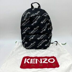 KENZO FE55SA513F23 Verdy collaboration bag Backpack Nylon Black/White Unused